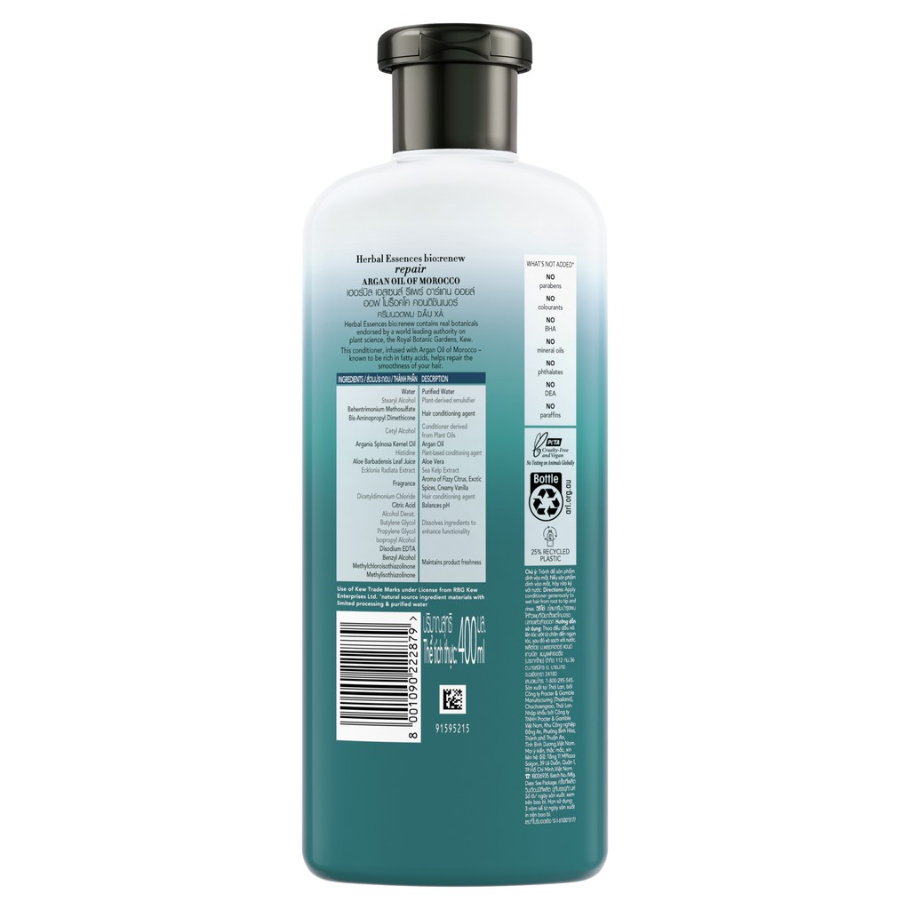 Dầu Xả Herbal Essences 400ml:Bưởi & Bạc Hà