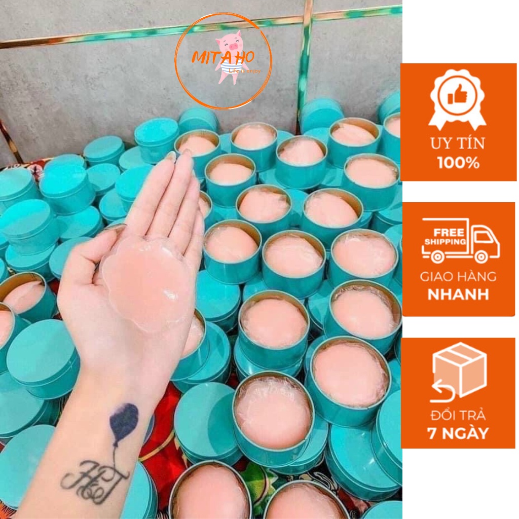 Miến dán đầu ti Silicon Miến dán đầu nhủ hoa Cao cấp Hộp 5 cặp - MITA HO