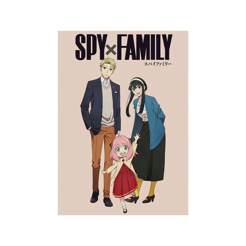 Áp Phích Dán Tường Trang Trí Hình Anime Spy X Family