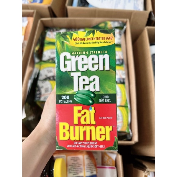 Đủ Bill Mỹ + Air - Viên Giảm Cân Green Tea Hộp 200Viên