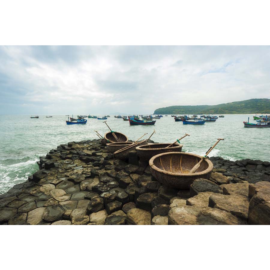 Tranh dán tường tổng hợp địa danh Việt Nam 3D in theo kích thước yêu cầu – Không giới hạn kích thước.