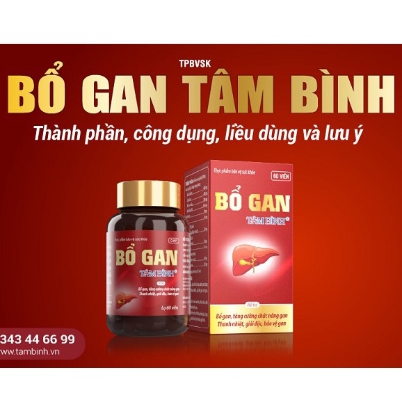 BỔ GAN TÂM BÌNH - Hỗ trợ bổ gan và tăng cường chức năng gan