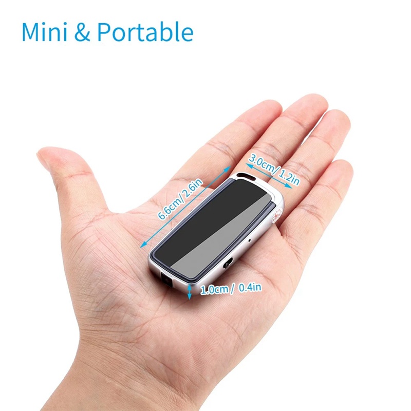 Máy quay Mini Móc khóa máy ảnh 480P, Máy ghi hình kỹ thuật số Mini DV DVR, Thích hợp cho các bài giảng , hội thảo , hội họp