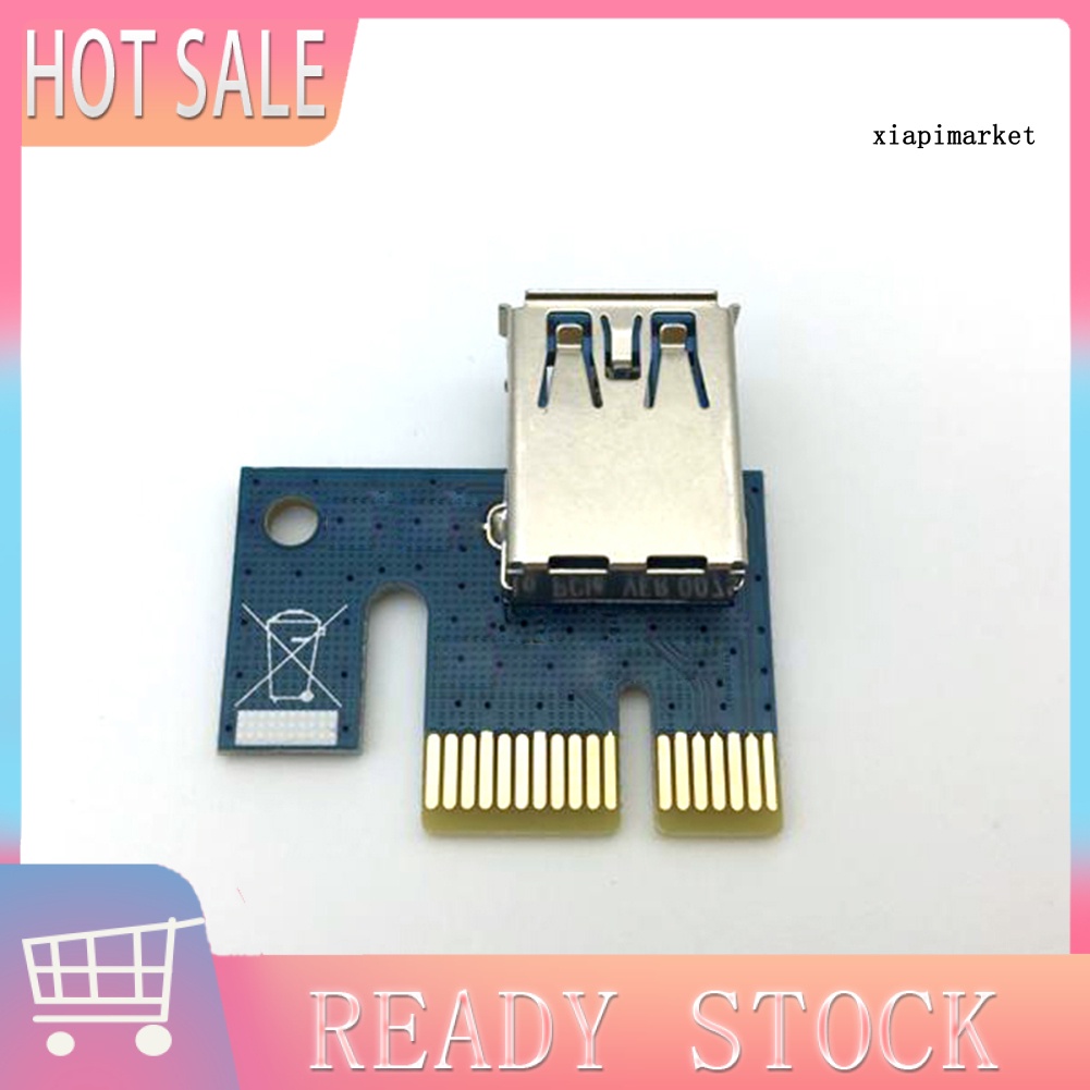 LOP_USB 3.0 PCI Express PCI-E 1x Extender Riser Card Board Adapter for Mining