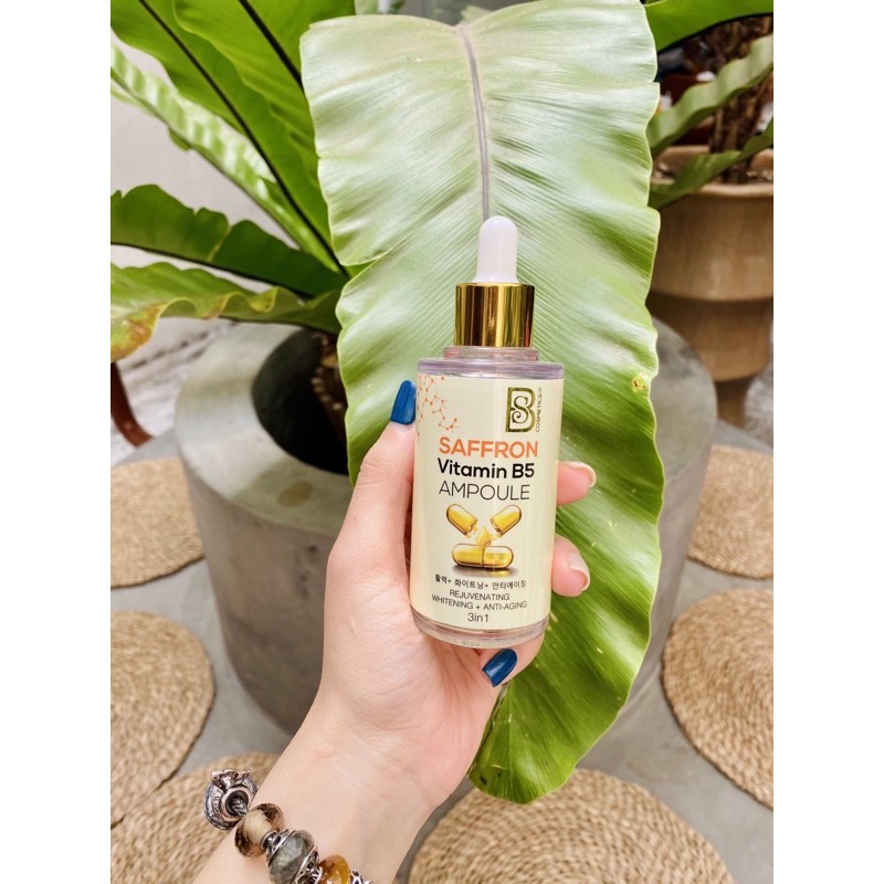 Serum B5 Saffron  3 Trong 1 - Trẻ Hóa - Dưỡng Trắng - Chống Lão Hóa Làn Da