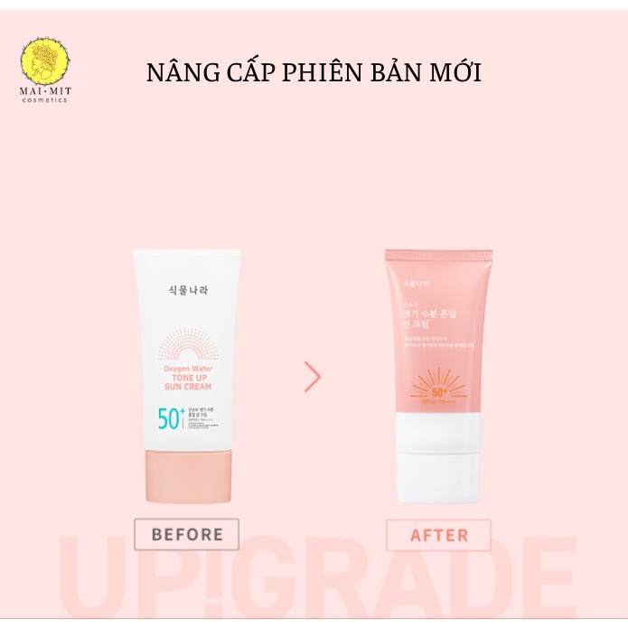 Kem chống nắng nâng tông Oxygen Water Light Sun Gel Tone Up 100ml
