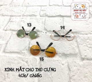 KÍNH MẮT CHO CHÓ MÈO DƯỚI 7KG
