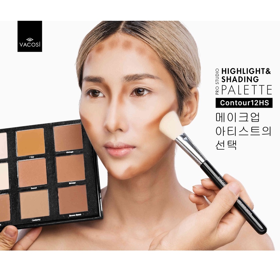 [Mua 2 Giảm 40%] BẢNG TẠO KHỐI CHUYÊN NGHIỆP VACOSI 12 Ô - 12HS HIGHLIGHT & SHADING | BigBuy360 - bigbuy360.vn