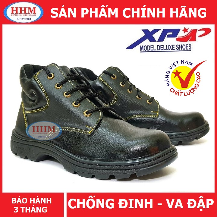 Giày bảo hộ XP cao cổ chống đinh, chống va đập, chống dầu, chống trượt