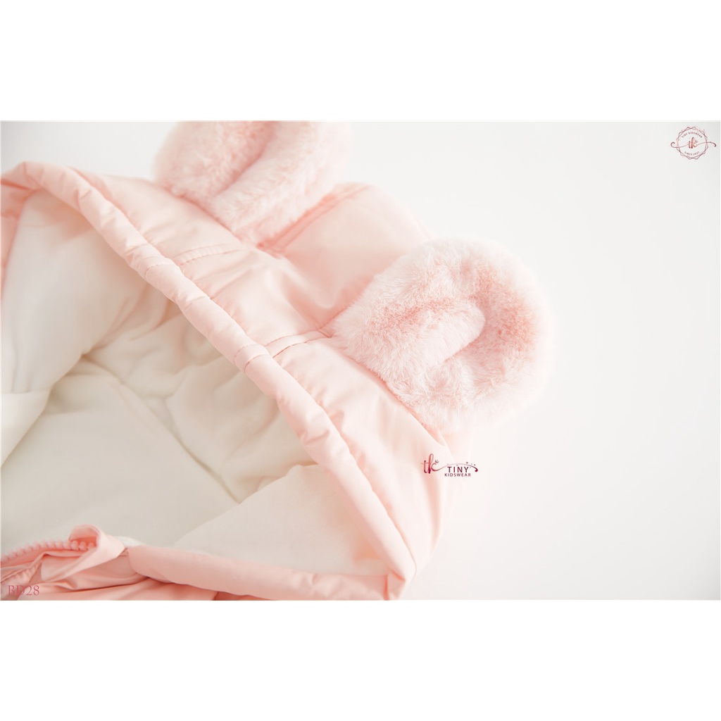 Bộ áo liền quần, bodysuit phao lót lông siêu ấm cho bé từ 5-11kg [BD28]