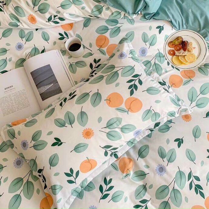 Bộ chăn ga gối Cotton Poly MD.Decor - Bedding miễn phí may bo chun mọi kích thước nệm m2, m4, m5,m8