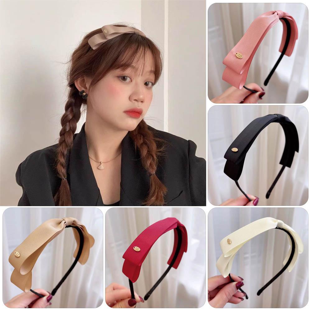 Băng Đô Cài Tóc Bản To Phong Cách Vintage Ngọt Ngào