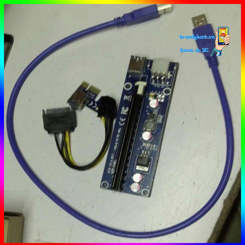 Card Đồ Họa Mở Rộng Pci-E1X Sang 16x 6pin Thẻ | BigBuy360 - bigbuy360.vn