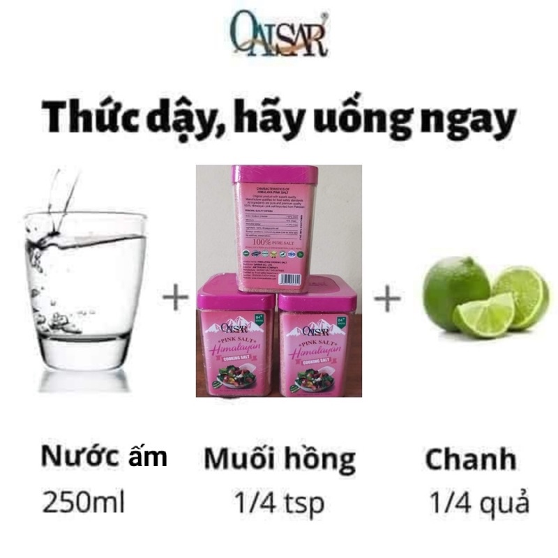 Muối ăn himalaya qaisar, nhập khẩu từ pakistan dùng nấu ăn làm đẹp - ảnh sản phẩm 6