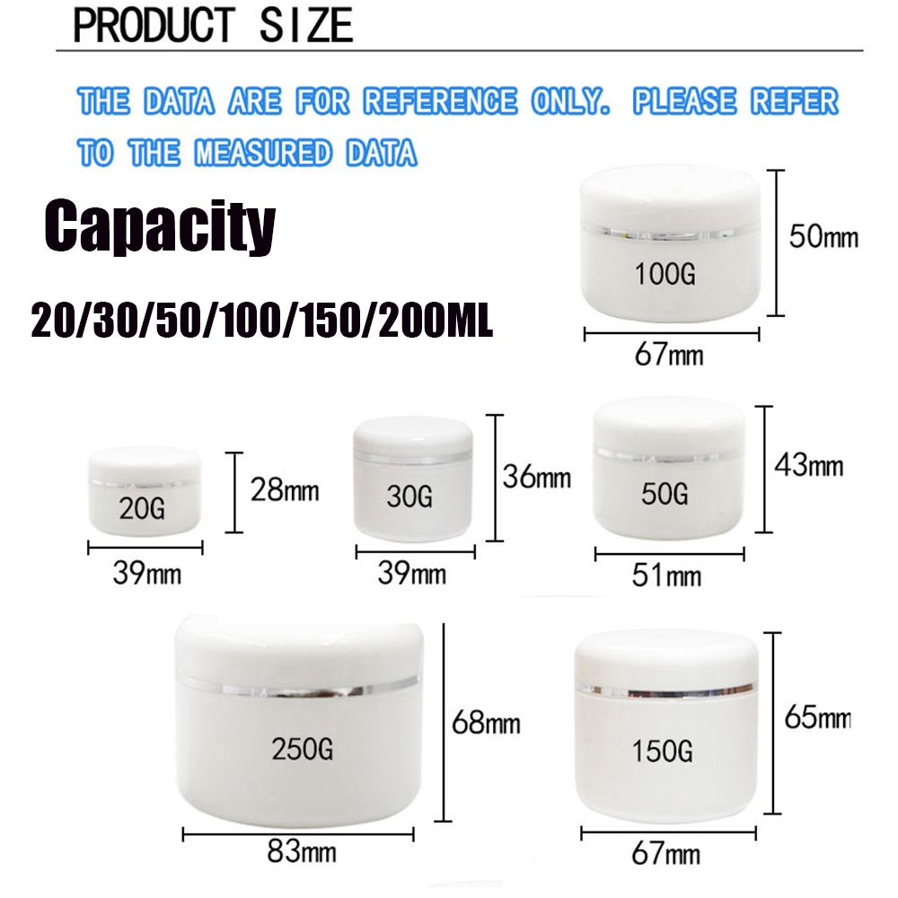[Hàng mới về] Hũ rỗng đựng mỹ phẩm / kem dưỡng mang theo du lịch tiện lợi