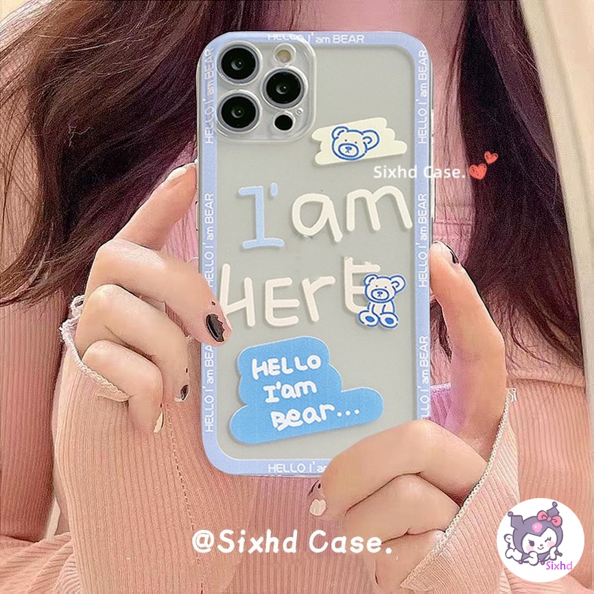 Ốp điện thoại hoạt hình cho Redmi 10 9 9T 9C 9A Redmi Note 11 11s 10s 9s 9 8 7Pro Xiaomi 11Lite 11T 10T Poco X3Pro NFC M3 F3 M4 Pro Redmi K20 K30 K40Pro sixhd Cartoon Bear Case