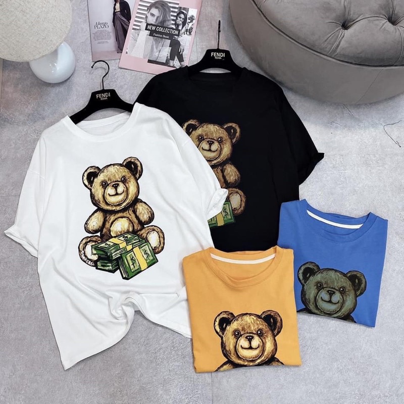 Áo thun Cotton Bear Dollar So hottt