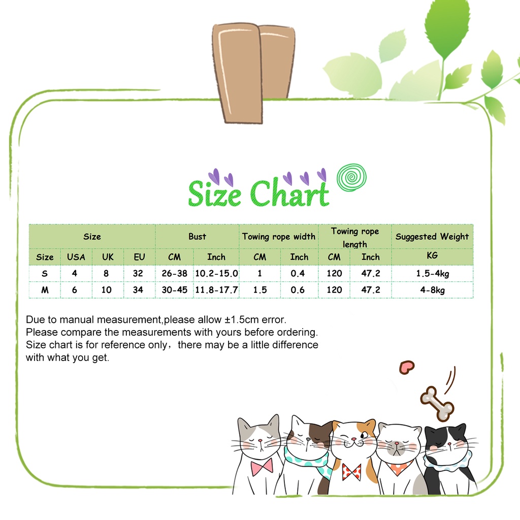 Dây Dắt Thú Cưng Đi Dạo Màu Sắc Tuyến Tính