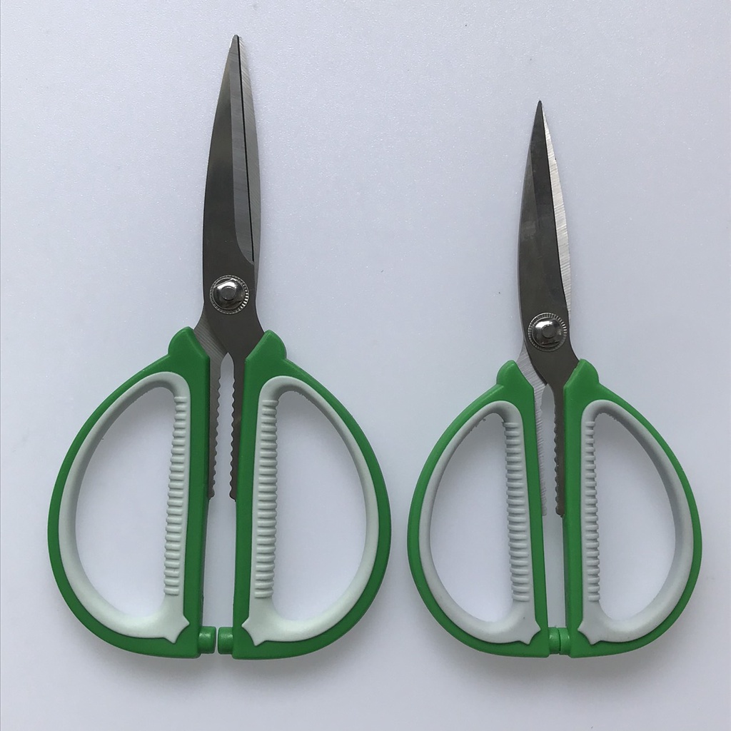 Kéo Cắt Gia Dụng, Kéo Văn Phòng, Kéo Hai Màu 17,19cm Thép Không Rỉ, Kéo Nội Địa Trung