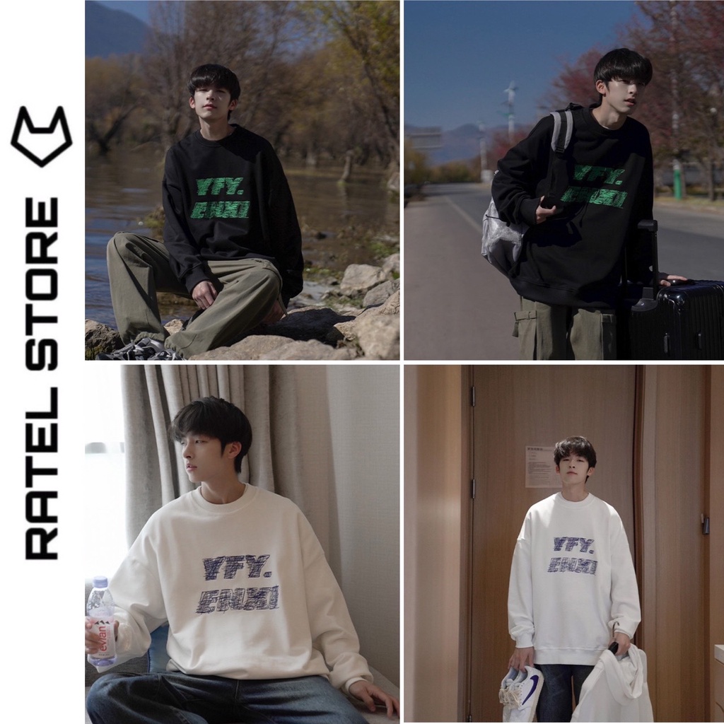Áo Sweater Local Brand Nỉ Bông Nam Nữ ( YFY ) Unisex Form Rộng