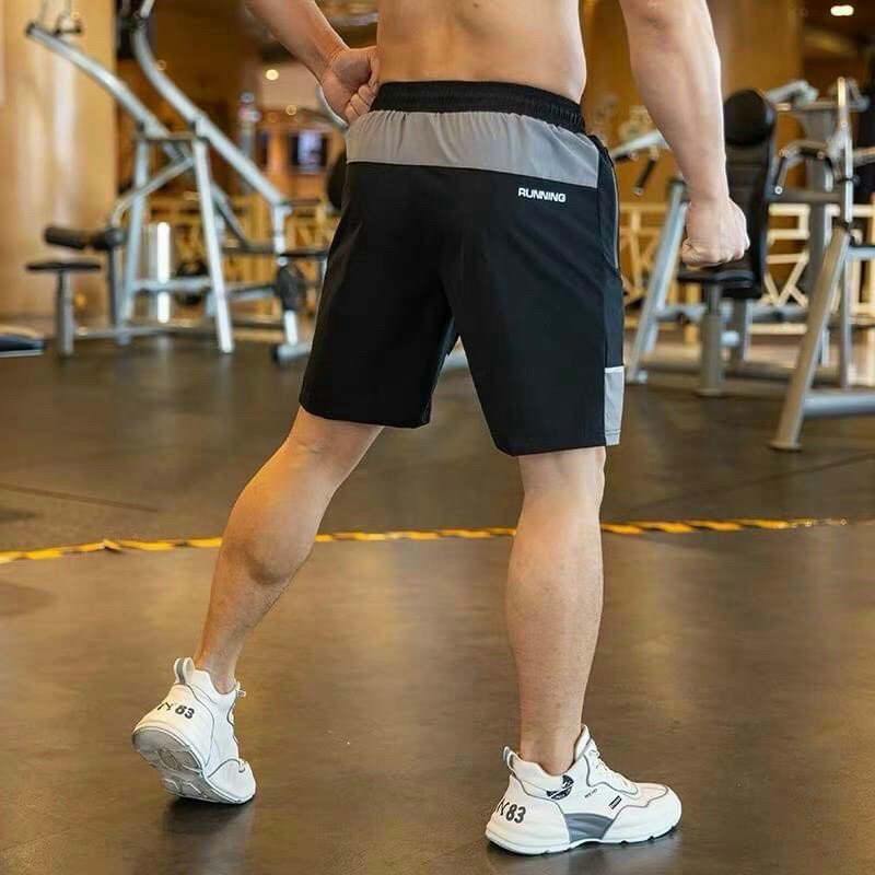 Quần đùi nam vải dù, quần short mặc ở nhà kiểu dáng thể thao nhiều mẫu luty ms03