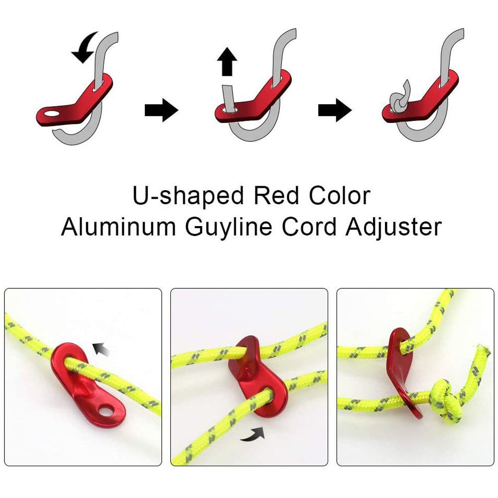 Dây thừng phản quang 4mm tùy chỉnh tiện dụng cho cắm trại ngoài trời