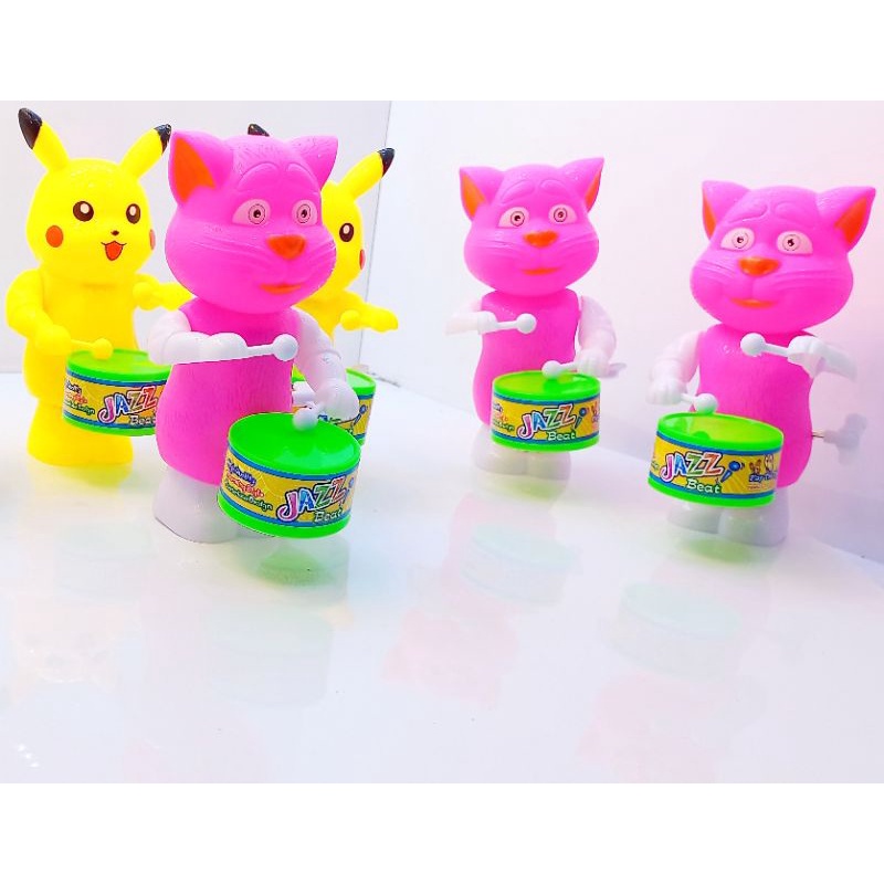 Đồ chơi cho bé thú gõ trống giúp bé phát triển âm thanh và sự tập trung