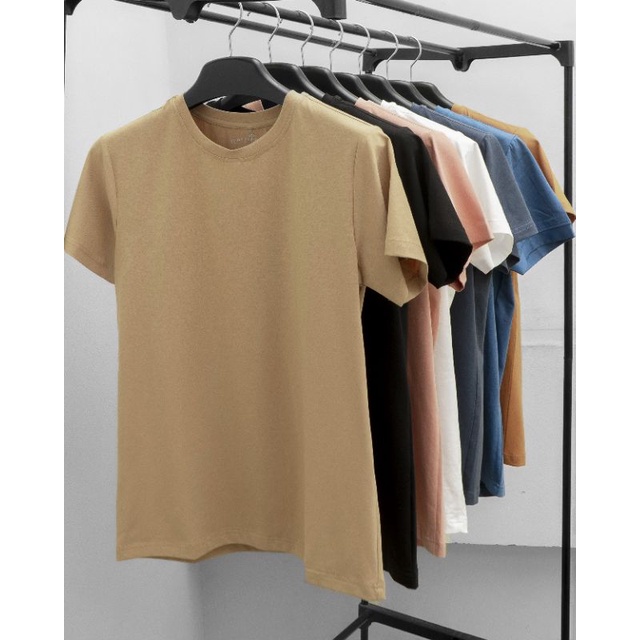 Áo thun ĐÔI NAM NỮ Cổ tròn Cotton Bamboo trơn - XUẤT XỊN SEPTEMBER 7TH | BigBuy360 - bigbuy360.vn