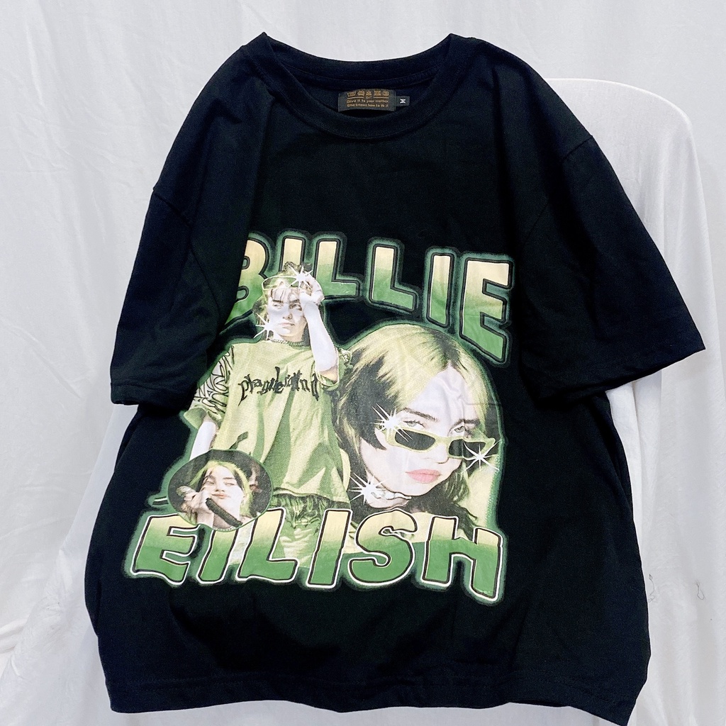 Áo Thun Tay Lỡ Form Rộng Unisex Bille Eilish [Kèm ảnh thật]