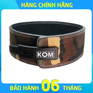 Đai lưng da tập gym kom