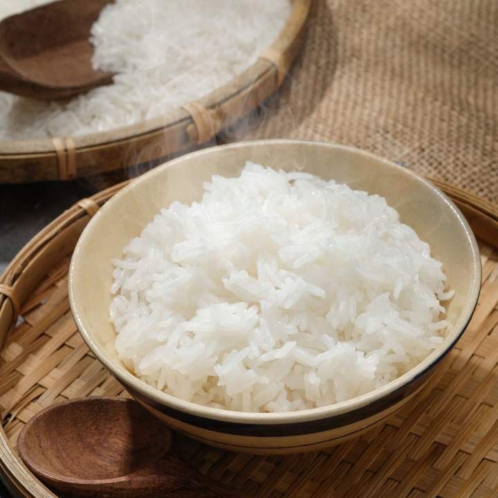Gạo trắng Hữu Cơ ST25 dùng nấu cháo cho bé ăn dặm 1kg - gạo hoa sữa