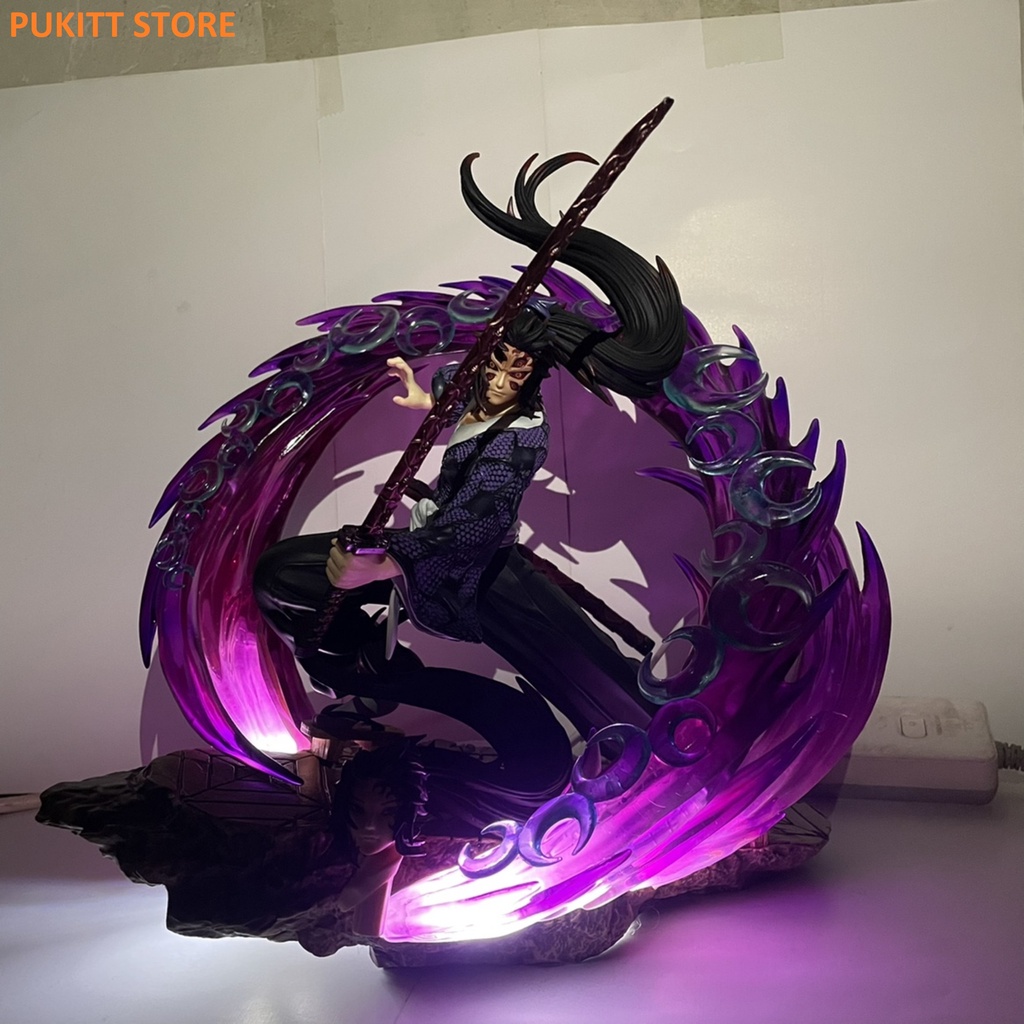 Mô hình Thượng Huyền Nhất Kokushibo có Led 30cm Kimetsu No Yaiba Thanh gươm diệt quỷ KY084