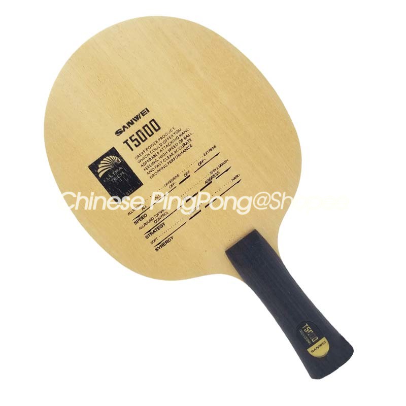 Vợt Đánh Bóng Bàn Bằng Carbon SANWEI T5000