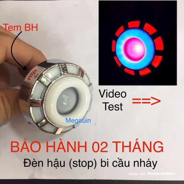 Đèn hậu (stop) bi cầu mini (Led hậu bi cầu) (giá 1 cái)