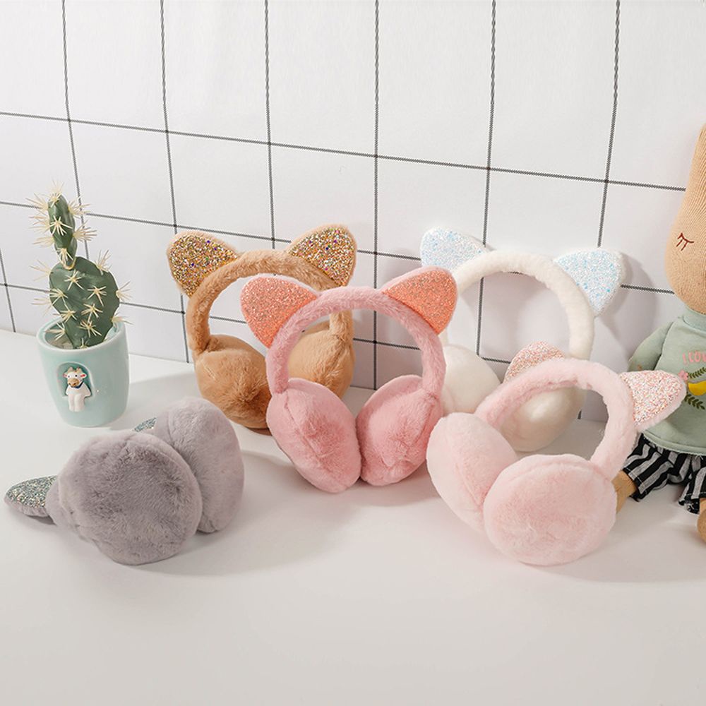 Đệm bịt tai vải nhung mềm mại chống gió lạnh dành cho trẻ em
