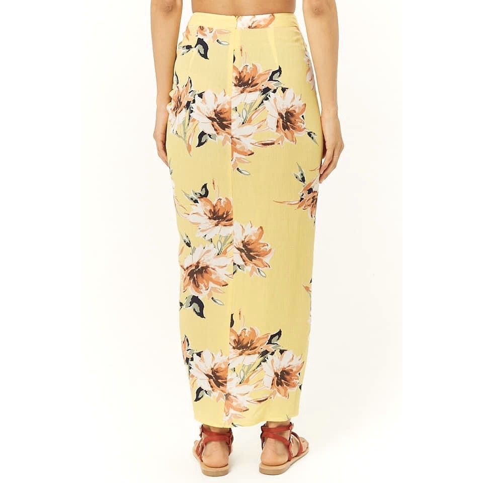 Chân váy xẻ dây rút F21