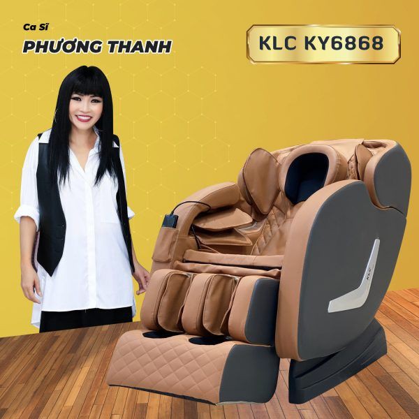 Ghế massage KLC KY6868 - công nghệ Body scan, công nghệ không trọng lực, công nghệ Nhật Bản...