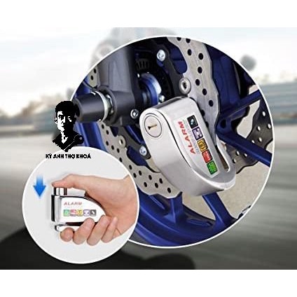 Khóa Đĩa Xe Máy Chống Trộm Có Còi Báo Động Alarm kỳ anh thợ khóa