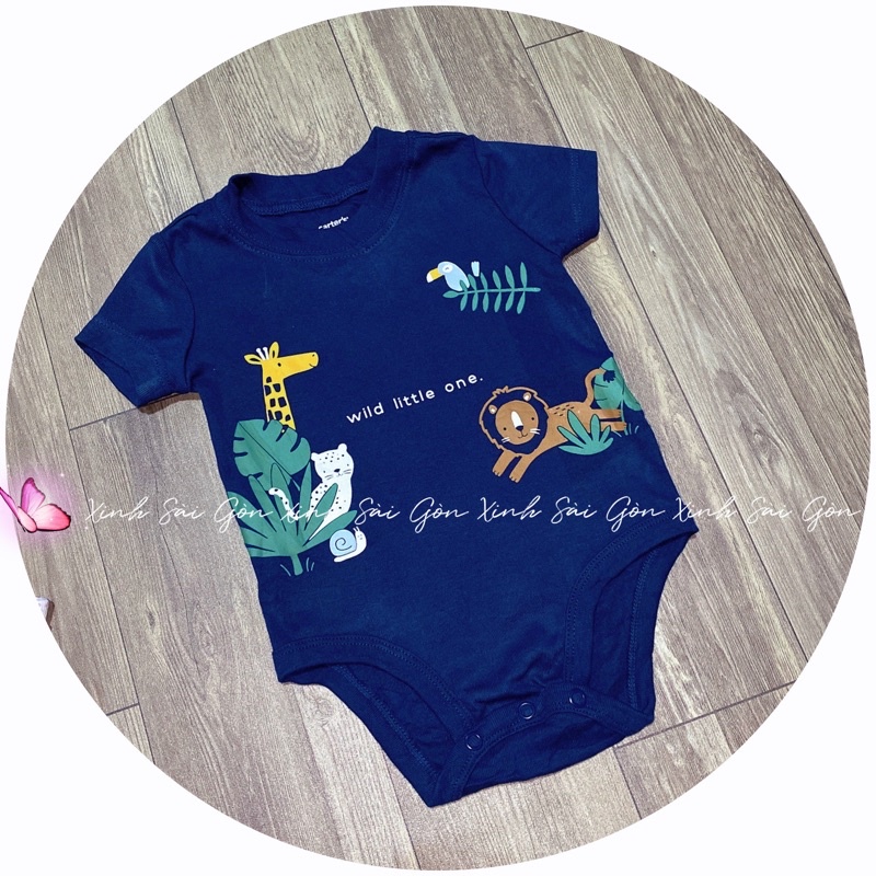 6-9m  Body chip bộ áo liền quần cho bé từ 7-9kg