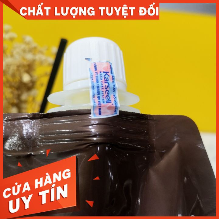 [Giá Hủy Diệt ] Túi ủ karseell 500ml Phục hồi Tóc Hư Tổn (Tặng mũ gội + combo gội xả mini)