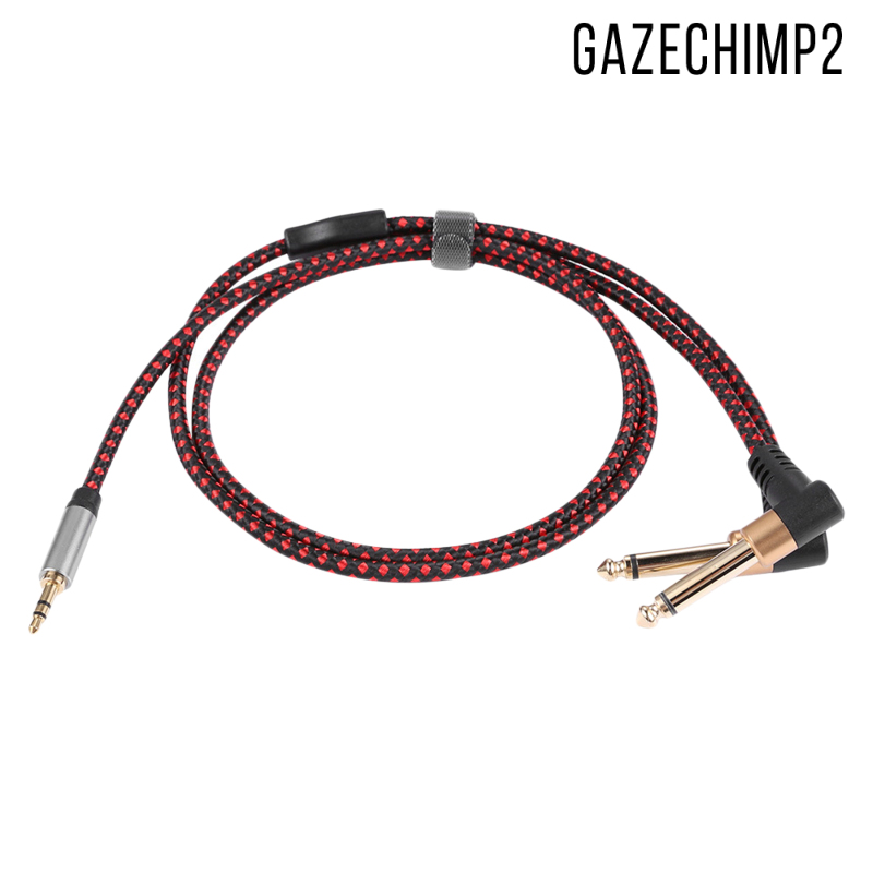 Dây Cáp Thẻ Âm Thanh Tv 1m Chuyển Từ Gazechimp2 3.5mm 1 / 8 "Trs Sang Dual 1 / 4"