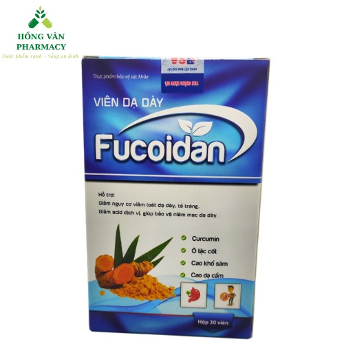 Viên dạ dày FUCOIDAN, giảm nguy cơ loét dạ dày - tá tràng, giúp bảo vệ niêm mạc dạ dày