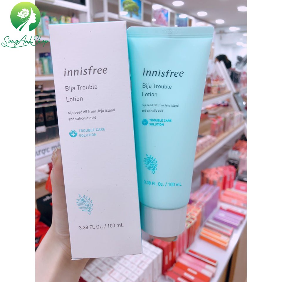 Sữa dưỡng giải quyết mụn Innisfree Bija Trouble Lotion 100ml