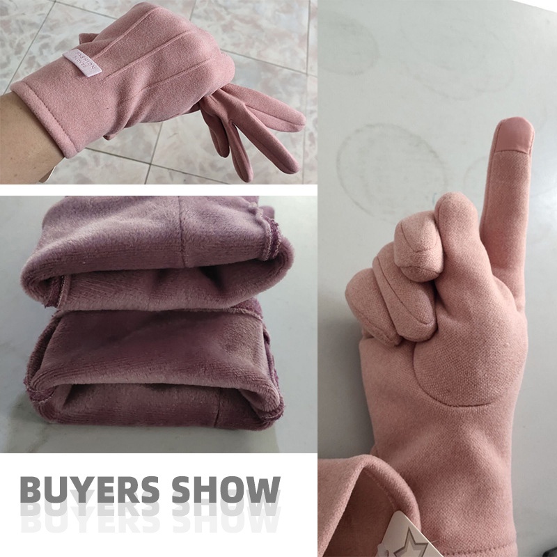 Găng tay giữ ấm cảm ứng màn hình cho nữ