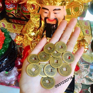 Combo 10 đồng xu phong thuỷ Đồng