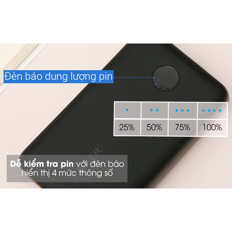 Pin sạc dự phòng 10.000mAh Anker PowerCore Select A1223 Đen