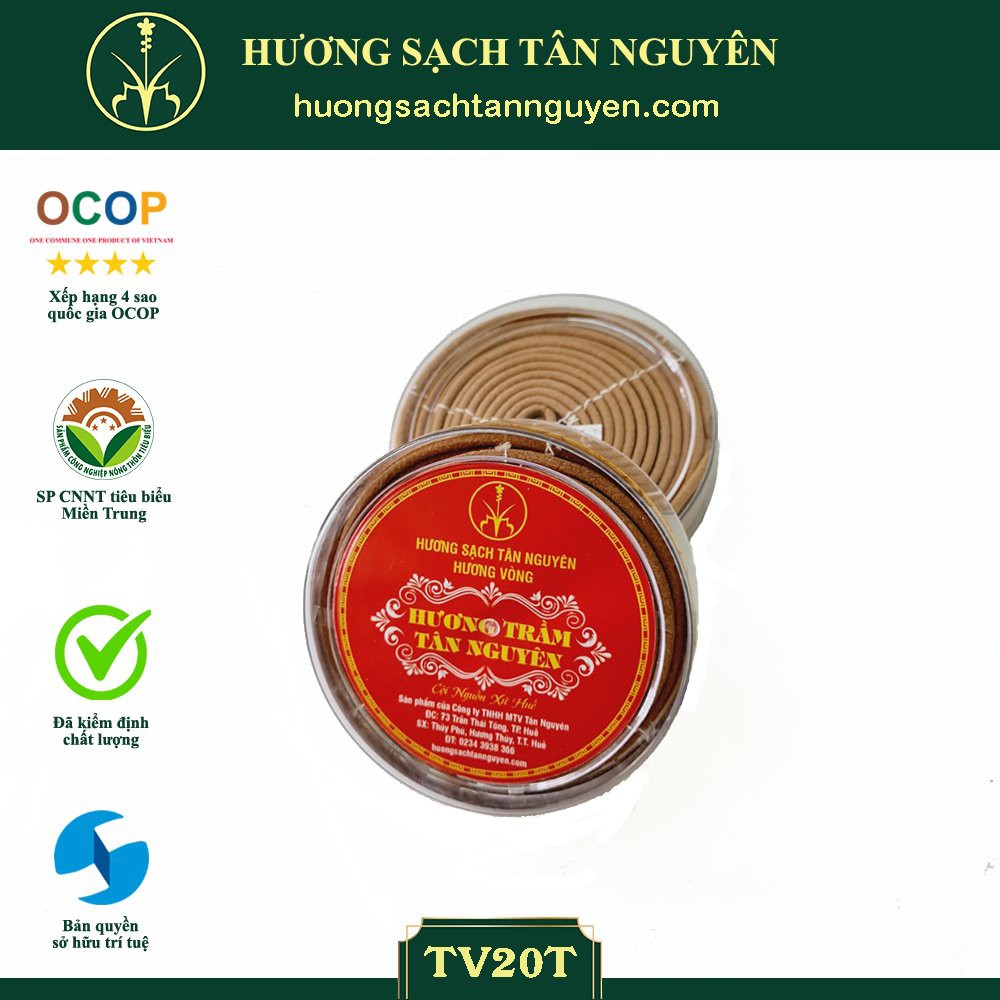 Khay cắm hương vòng bằng hợp kim KCC - Hương Sạch Tân Nguyên