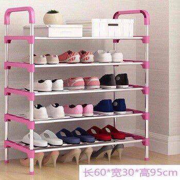 [Hot]-Kệ để giày dép 5 tầng thanh inox siêu bền đẹp