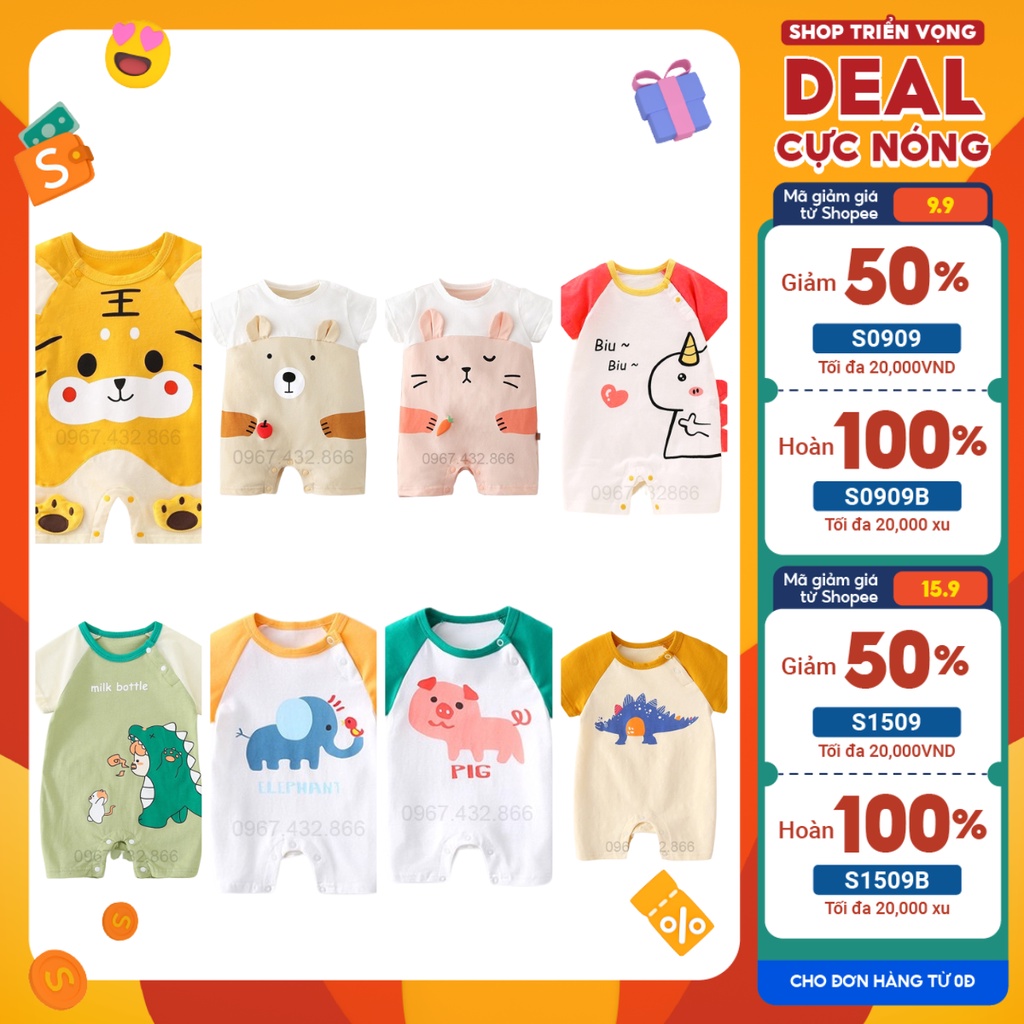 body đùi cotton cho bé