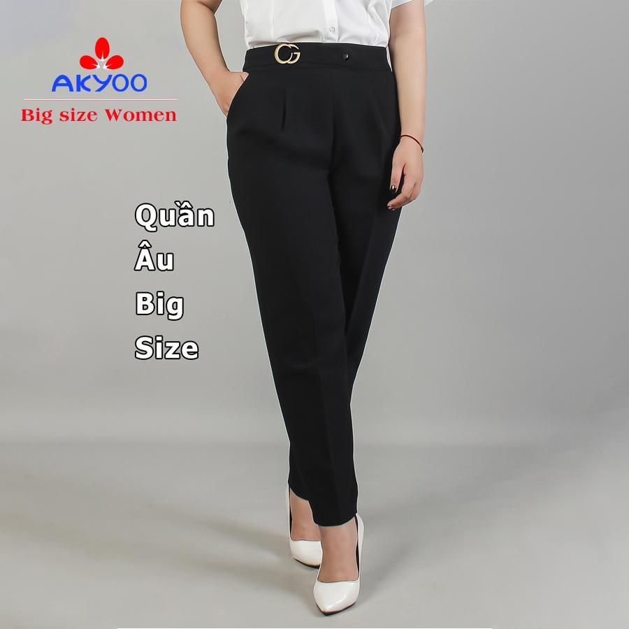 QUẦN ÂU CÔNG SỞ BIG SIZE NỮ 60KG -100KG (Vòng 2 max 115 vòng 3max 125cm)
